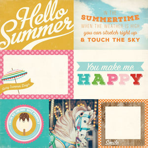 Carta Bella Cut-Outs - Soak Up the Sun - 4x6 Journaling Cards