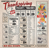 Carta Bella Papers - Autumn - Thanksgiving Feast - 2 Sheets