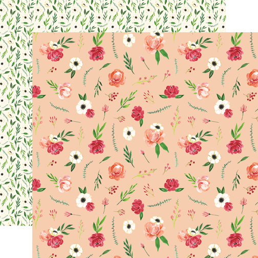 Carta Bella Papers - Botanical Garden - Poppy Bundle - 2 Sheets