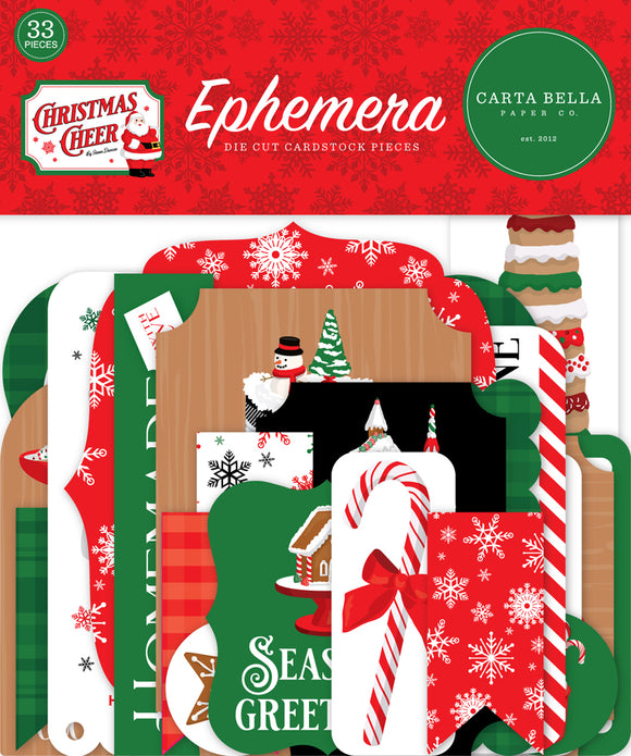 Carta Bella Ephemera Die-Cuts - Christmas Cheer