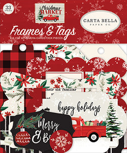 Carta Bella Frames & Tags Die-Cuts - Christmas Market