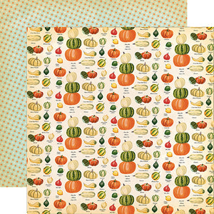 Carta Bella Papers - Fall Break - Gourd Variety - 2 Sheets