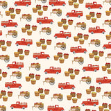 Carta Bella Papers - Fall Market - Red Gingham - 2 Sheets