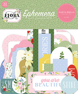 Carta Bella Ephemera Die-Cuts - Flora No. 4