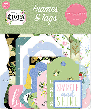 Carta Bella Frames & Tags Die-Cuts - Flora No. 4