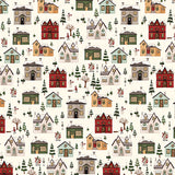 Carta Bella Papers - Hello Christmas - Christmas Village - 2 Sheets