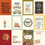Carta Bella Cut-Outs - Hello Autumn - 3x4 Journaling Cards