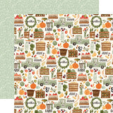 Carta Bella Papers - Hello Autumn - Fall Harvest - 2 Sheets