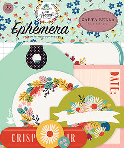 Carta Bella Ephemera Die-Cuts - Our House