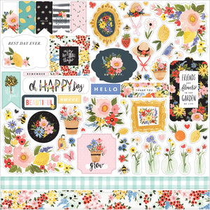 Carta Bella 12x12 Cardstock Stickers - Oh Happy Day - Elements
