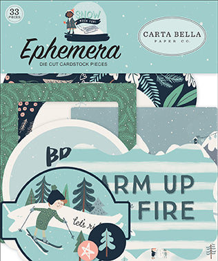 Carta Bella Ephemera Die-Cuts - Snow Much Fun
