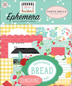 Carta Bella Ephemera Die-Cuts - Summer Market