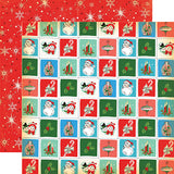 Carta Bella Papers - A Very Merry Christmas - Christmastime Squares - 2 Sheets
