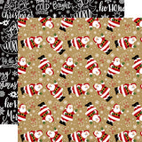 Echo Park Papers - Celebrate Christmas - Here Comes Santa - 2 Sheets