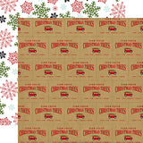 Echo Park Papers - Celebrate Christmas - Tree Farm - 2 Sheets