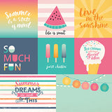 Echo Park Cut-Outs - Summer Dreams - Multi Journaling Cards