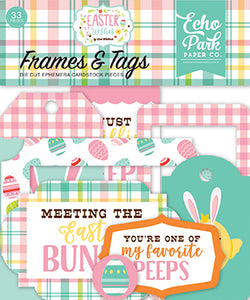 Echo Park Frames & Tags Die-Cuts - Easter Wishes