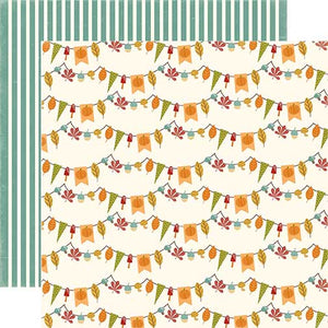 Echo Park Papers - Fall is in the Air - Autumn Bunting - 2 Sheets