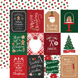 Echo Park Cut-Outs - A Gingerbread Christmas - 3x4 Journaling Cards