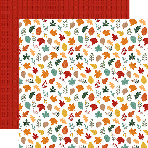Echo Park Papers - Happy Fall - Welcome Fall - 2 Sheets