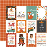 Echo Park Cut-Outs - Happy Fall - 3x4 Journaling Cards
