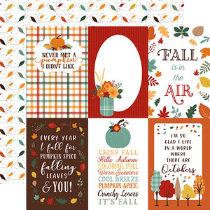Echo Park Cut-Outs - Happy Fall - 4x6 Vertical Journaling Cards