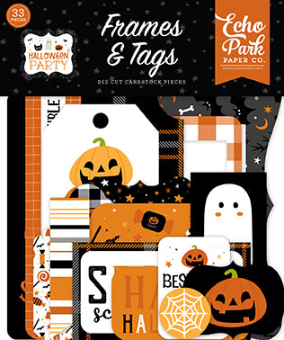 Echo Park Frames & Tags Die-Cuts - Halloween Party