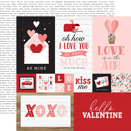 Echo Park Cut-Outs - Hello Valentine - Multi Journaling Cards