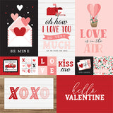 Echo Park Cut-Outs - Hello Valentine - Multi Journaling Cards