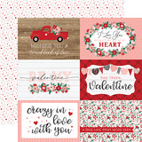 Echo Park Cut-Outs - Hello Valentine - 6x4 Horizontal Journaling Cards