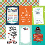 Echo Park Cut-Outs - Imagine That - Boy - 4x6 Journaling Cards