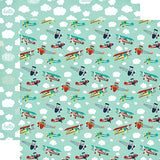 Echo Park Papers - Imagine That - Boy - Clouds and Planes - 2 Sheets