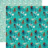 Echo Park Papers - Imagine That - Boy - Fish Friends - 2 Sheets