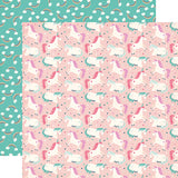 Echo Park Papers - Imagine That - Girl - Unicorn Party - 2 Sheets