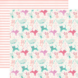 Echo Park Papers - Imagine That - Girl - Bubble Trouble - 2 Sheets