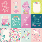 Echo Park Cut-Outs - Imagine That - Girl - 3x4 Journaling Cards