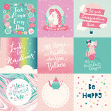 Echo Park Cut-Outs - Imagine That - Girl - 4x4 Journaling Cards