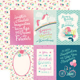 Echo Park Cut-Outs - Imagine That - Girl - 4x6 Journaling Cards