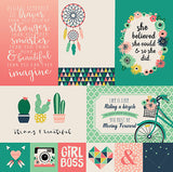 Echo Park Cut-Outs - Just Be You - 4x6 Journaling Cards