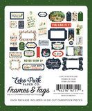 Echo Park Frames & Tags Die-Cuts - Lost In Neverland