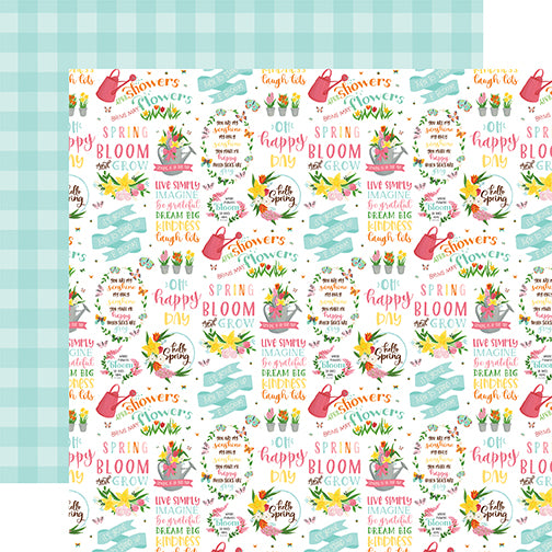Echo Park Papers - I Love Spring - Hello Spring - 2 Sheets