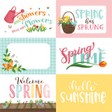 Echo Park Cut-Outs - I Love Spring - 6x4 Horizontal Journaling Cards
