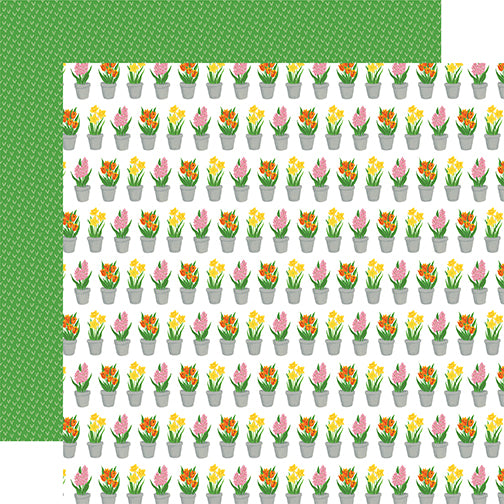 Echo Park Papers - I Love Spring - Greenhouse Gifts - 2 Sheets