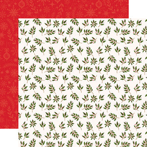 Echo Park Papers - My Favorite Christmas - Peace Love Joy - 2 Sheets
