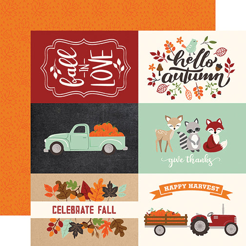 Echo Park Cut-Outs - My Favorite Fall - 4x6 Journaling Cards