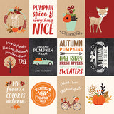Echo Park Cut-Outs - My Favorite Fall - 3x4 Journaling Cards