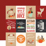 Echo Park Cut-Outs - My Favorite Fall - 3x4 Journaling Cards