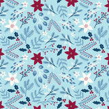 Echo Park Papers - My Favorite Winter - Winter Floral - 2 Sheets