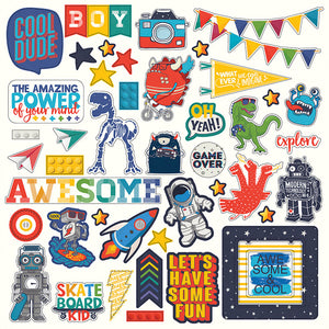 Photo Play 12x12 Cardstock Stickers - My Imagination - Elements