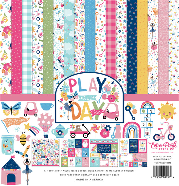 Echo Park Collection Kit - Play All Day - Girl